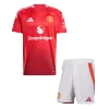 Calidad Premium Conjunto Manchester United 2024/25 Primera Equipación Local Hombre (Camiseta + Pantalón Corto) - camisetasfutbol