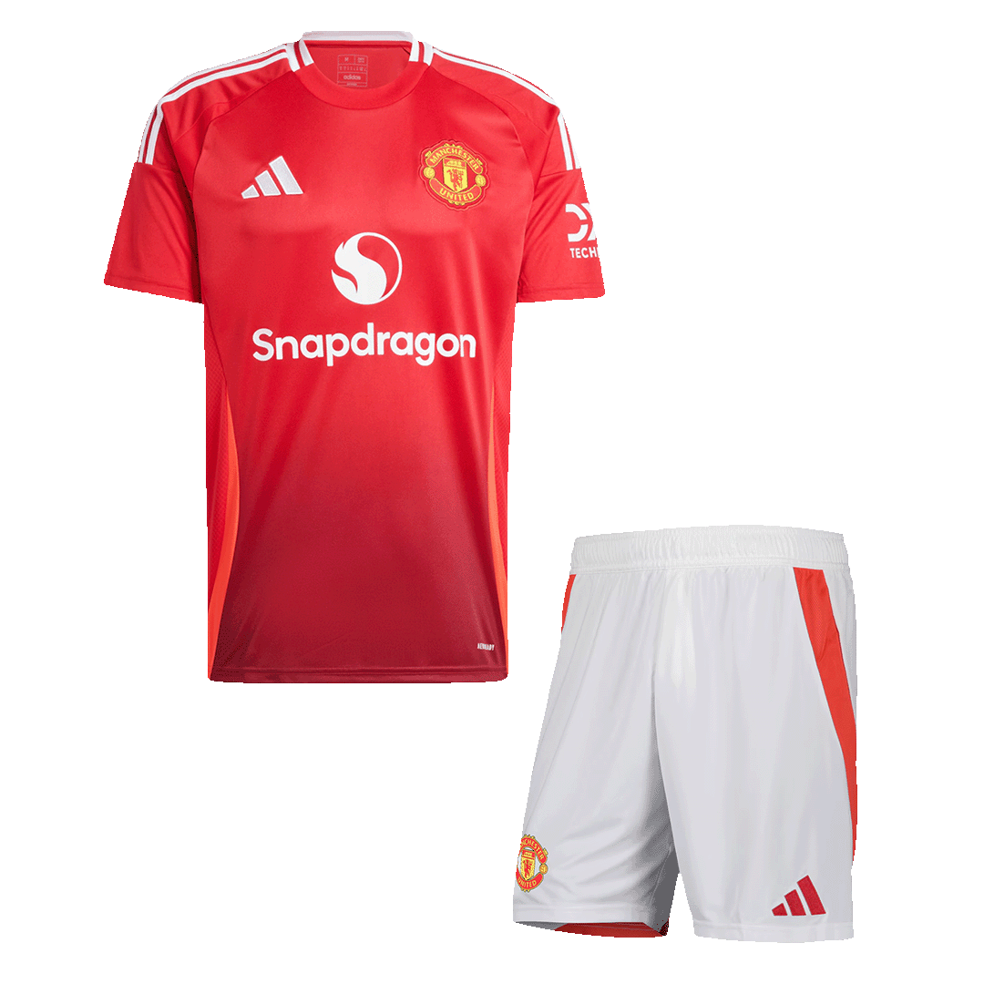 Conjunto Manchester United 
Primera Equipación - camisetasfutbol