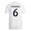 Camiseta Auténtica CAMAVINGA #6 Real Madrid 2024/25 Primera Equipación Local Hombre - Versión Jugador - camisetasfutbol