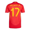 Camiseta Auténtica WILLIAMS JR. #17 España 2024 Primera Equipación Local Hombre - Versión Jugador - camisetasfutbol