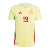 Camiseta Auténtica LAMINE YAMAL #19 España 2024 Segunda Equipación Visitante Hombre - Versión Jugador - camisetasfutbol