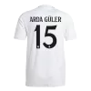 Camiseta Auténtica ARDA GÜLER #15 Real Madrid 2024/25 Primera Equipación Local Hombre - Versión Jugador - camisetasfutbol