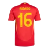 Camiseta Auténtica RODRIGO #16 España 2024 Primera Equipación Local Hombre - Versión Jugador - camisetasfutbol