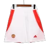 Pantalón Corto Manchester United 2024/25 Primera Equipación Local Hombre - camisetasfutbol