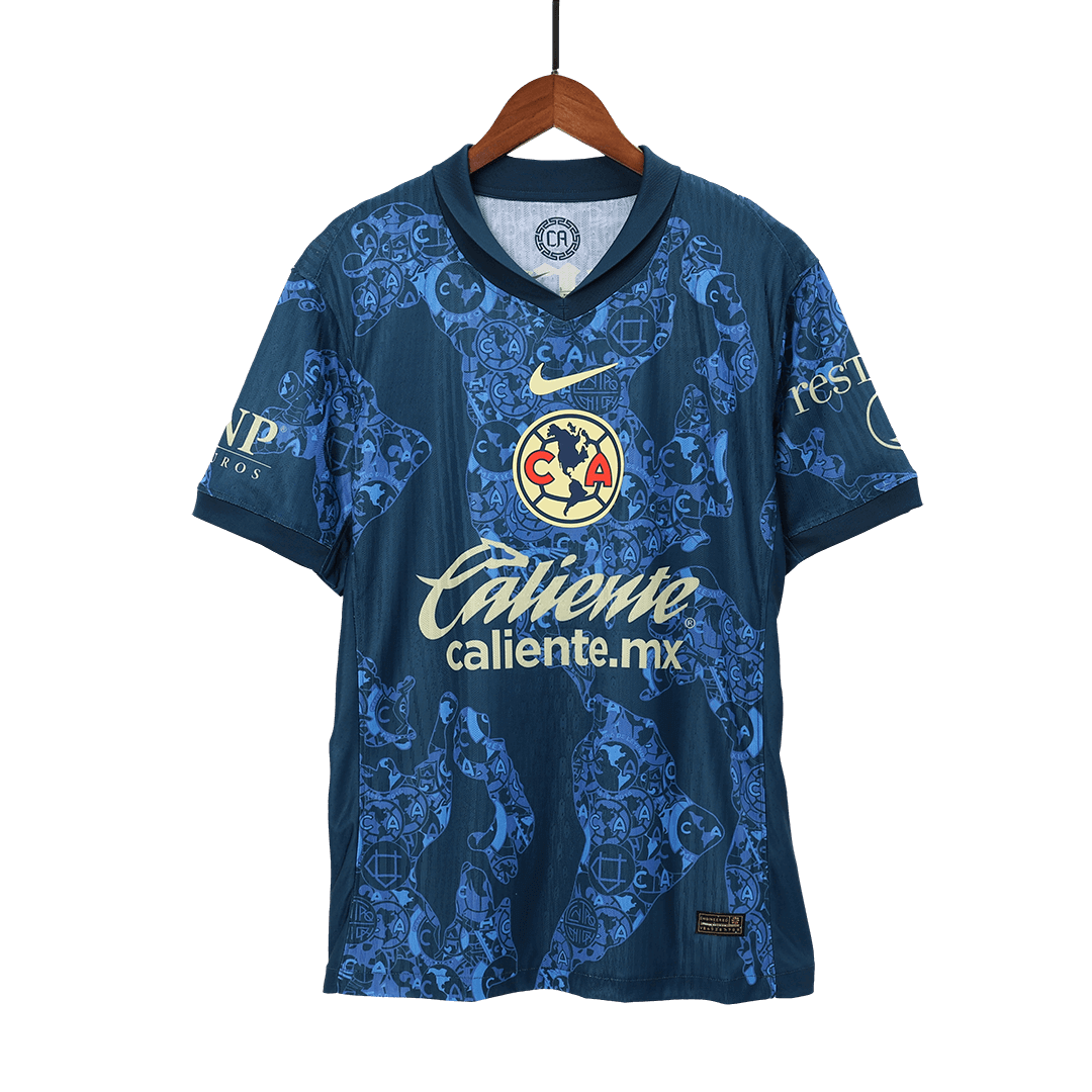 Camiseta Auténtica Club America Aguilas Segunda Equipación Visitante Hombre - Versión Jugador - camisetasfutbol