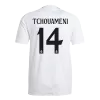 Camiseta Auténtica TCHOUAMENI #14 Real Madrid 2024/25 Primera Equipación Local Hombre - Versión Jugador - camisetasfutbol