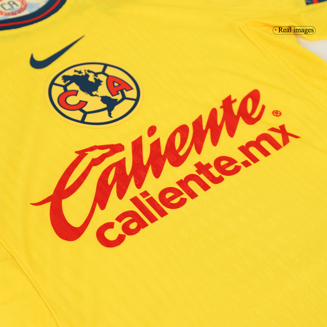 Camiseta Auténtica Club America Aguilas Primera Equipación Local Hombre - Versión Jugador - camisetasfutbol