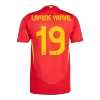 Camiseta Auténtica LAMINE YAMAL #19 España 2024 Primera Equipación Local Hombre - Versión Jugador - camisetasfutbol