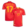 Camiseta Auténtica WILLIAMS JR. #17 España 2024 Primera Equipación Local Hombre - Versión Jugador - camisetasfutbol