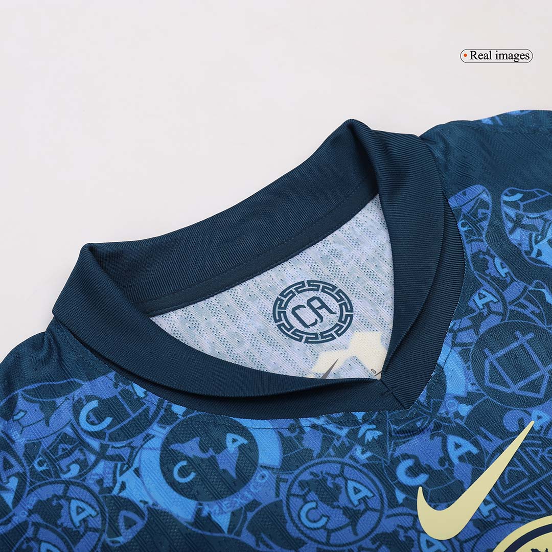 Camiseta Auténtica Club America Aguilas Segunda Equipación Visitante Hombre - Versión Jugador - camisetasfutbol