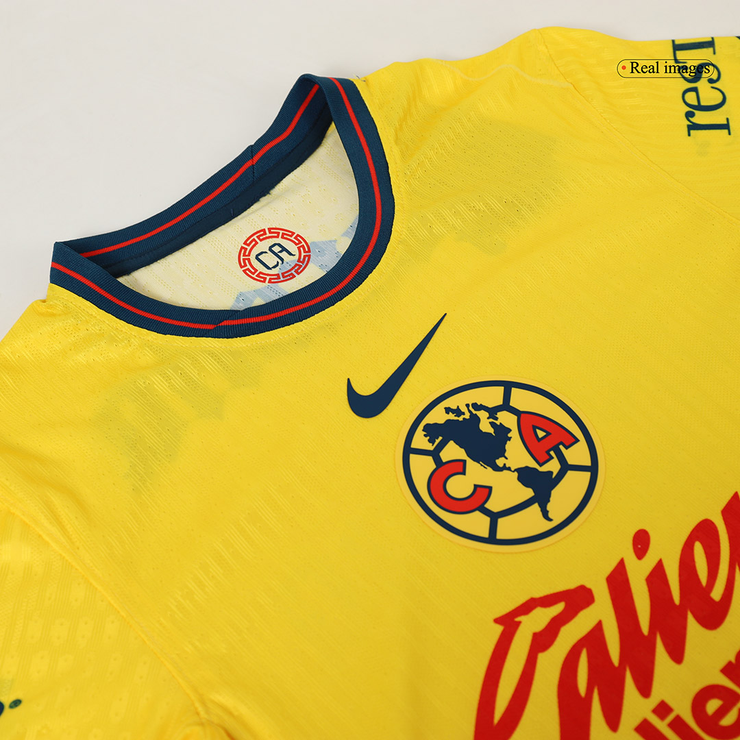 Camiseta Auténtica Club America Aguilas Primera Equipación Local Hombre - Versión Jugador - camisetasfutbol