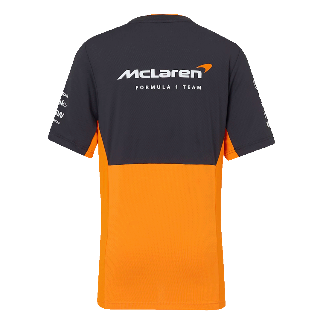 Calidad Premium Camiseta de McLaren F1 Racing Team Set Up T-Shirt Orange Hombre Naranja - camisetasfutbol
