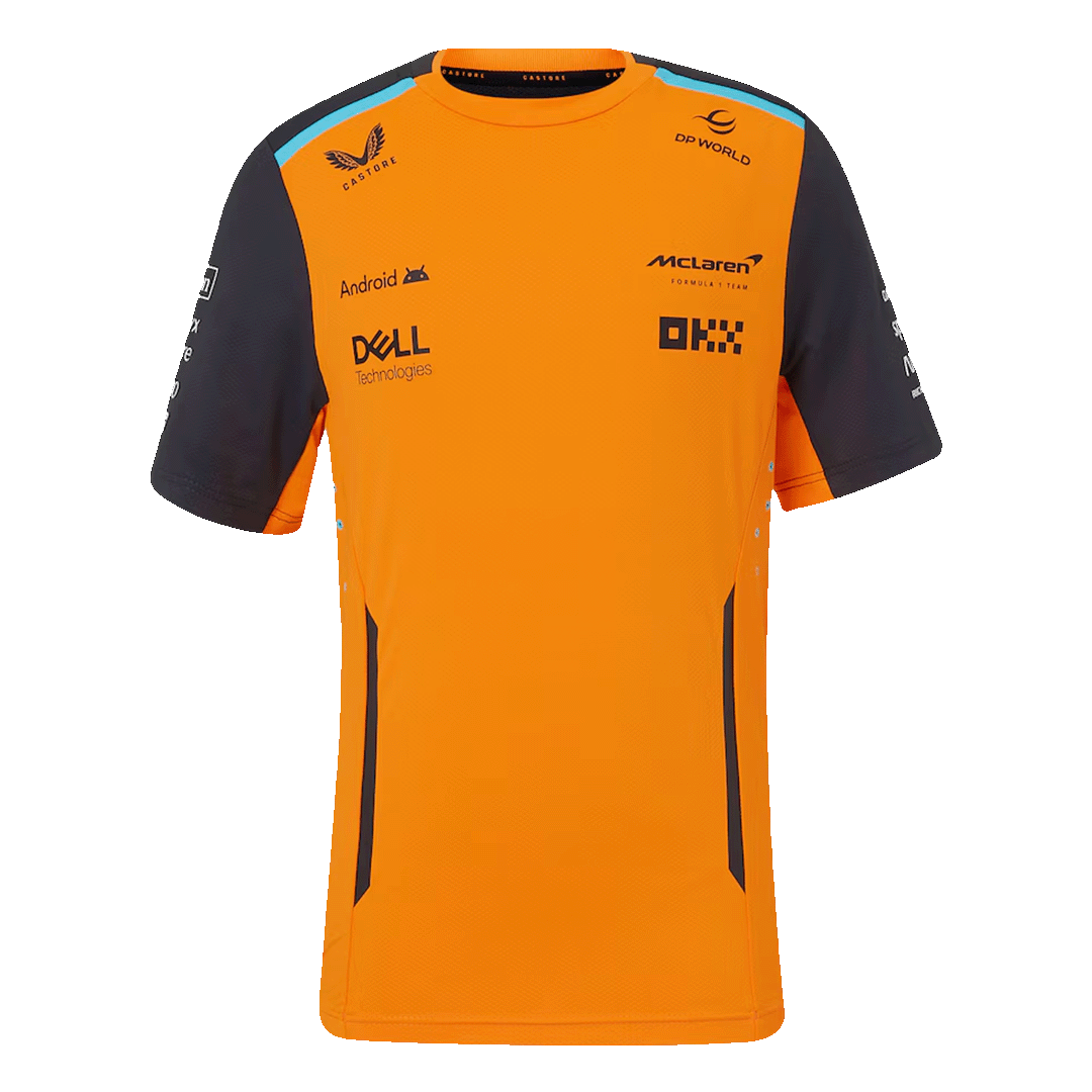 Calidad Premium Camiseta de McLaren F1 Racing Team Set Up T-Shirt Orange Hombre Naranja - camisetasfutbol