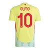 Camiseta OLMO #10 España Euro 2024 Segunda Equipación Visitante Hombre - Versión Hincha - camisetasfutbol