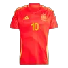 Camiseta OLMO #10 España Euro 2024 Primera Equipación Local Hombre - Versión Hincha - camisetasfutbol