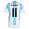 Camiseta Auténtica DI MARIA #11 Argentina 2024 Primera Equipación Local Hombre - Versión Jugador - camisetasfutbol