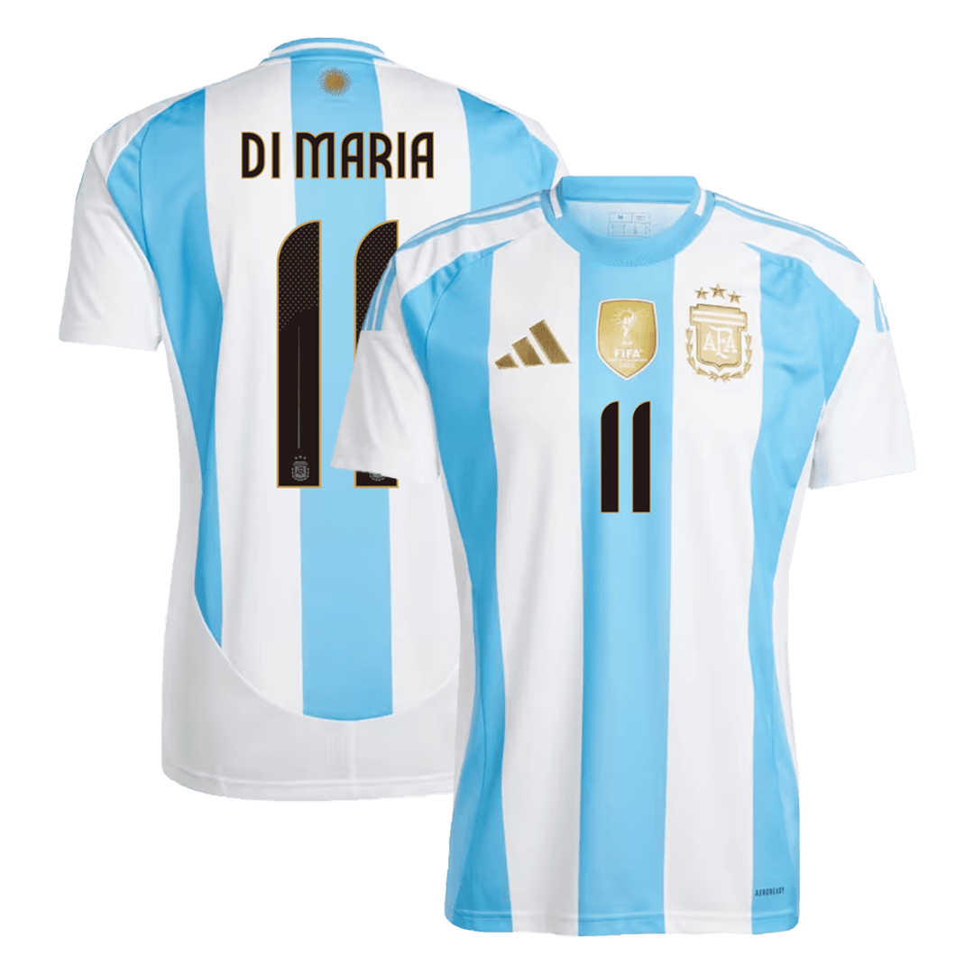 Calidad Premium Camiseta DI MARIA #11 Argentina Primera Equipación Local Hombre - Versión Hincha - camisetasfutbol