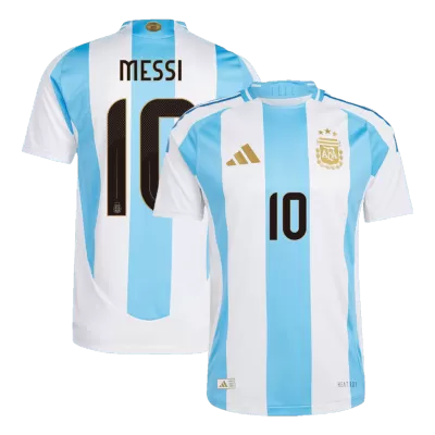 Camiseta Auténtica MESSI #10 Argentina 2024 Primera Equipación Local Hombre - Versión Jugador - camisetasfutbol