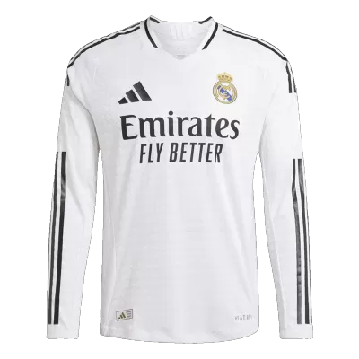 Camiseta Auténtica Manga Larga Real Madrid 2024/25 Primera Equipación {title:Commemorative->conme - camisetasfutbol