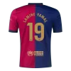 Calidad Premium Camiseta LAMINE YAMAL #19 Barcelona 2024/25 Primera Equipación Local Hombre - Versión Hincha - camisetasfutbol