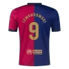 Calidad Premium Camiseta LEWANDOWSKI #9 Barcelona 2024/25 Primera Equipación Local Hombre - Versión Hincha - camisetasfutbol