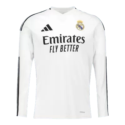 Camiseta Manga Larga Real Madrid 2024/25 Primera Equipación Local Hombre - Versión Hincha - camisetasfutbol