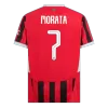 UCL Camiseta MORATA #7 AC Milan 2024/25 Primera Equipación Local Hombre - Versión Hincha - camisetasfutbol