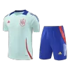Conjunto España Euro 
2024 Pre-Partido Entrenamiento Hombre (Camiseta + Pantalón Corto) - camisetasfutbol