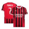 UCL Camiseta MORATA #7 AC Milan 2024/25 Primera Equipación Local Hombre - Versión Hincha - camisetasfutbol