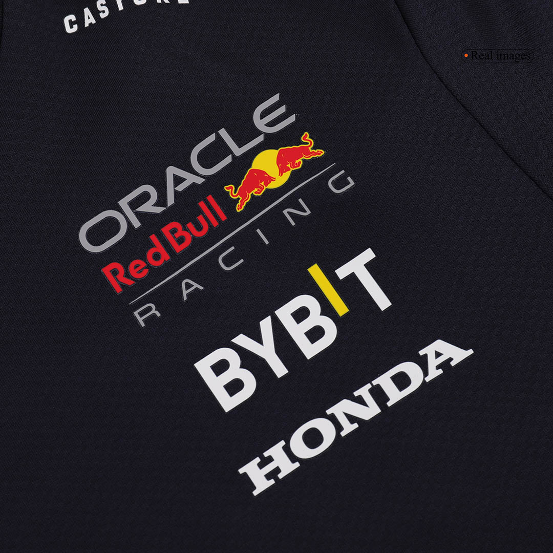 Calidad Premium Camiseta de Red Bull F1 Racing Team Set up T-Shirt - Navy Hombre Azul Profundo - camisetasfutbol