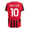 Camiseta Auténtica RAFA LEÃO #10 AC Milan 2024/25 Primera Equipación Local Hombre - Versión Jugador - camisetasfutbol