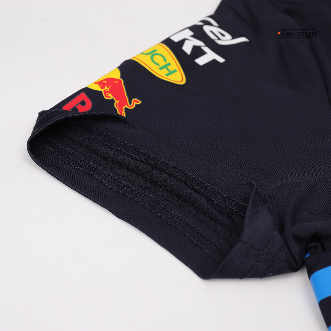 Calidad Premium Camiseta de Red Bull F1 Racing Team Set up T-Shirt - Navy Hombre Azul Profundo - camisetasfutbol