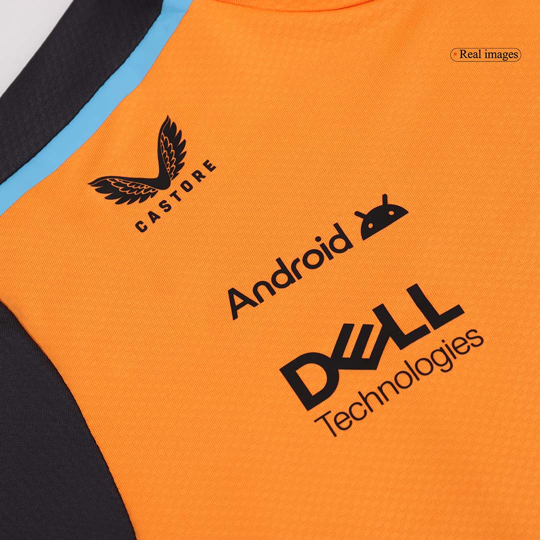 Calidad Premium Camiseta de McLaren F1 Racing Team Set Up T-Shirt Orange Hombre Naranja - camisetasfutbol