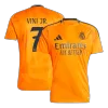 Camiseta VINI JR. #7 Real Madrid 2024/25 Segunda Equipación Visitante Hombre - Versión Hincha - camisetasfutbol
