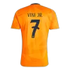 Camiseta VINI JR. #7 Real Madrid 2024/25 Segunda Equipación Visitante Hombre - Versión Hincha - camisetasfutbol