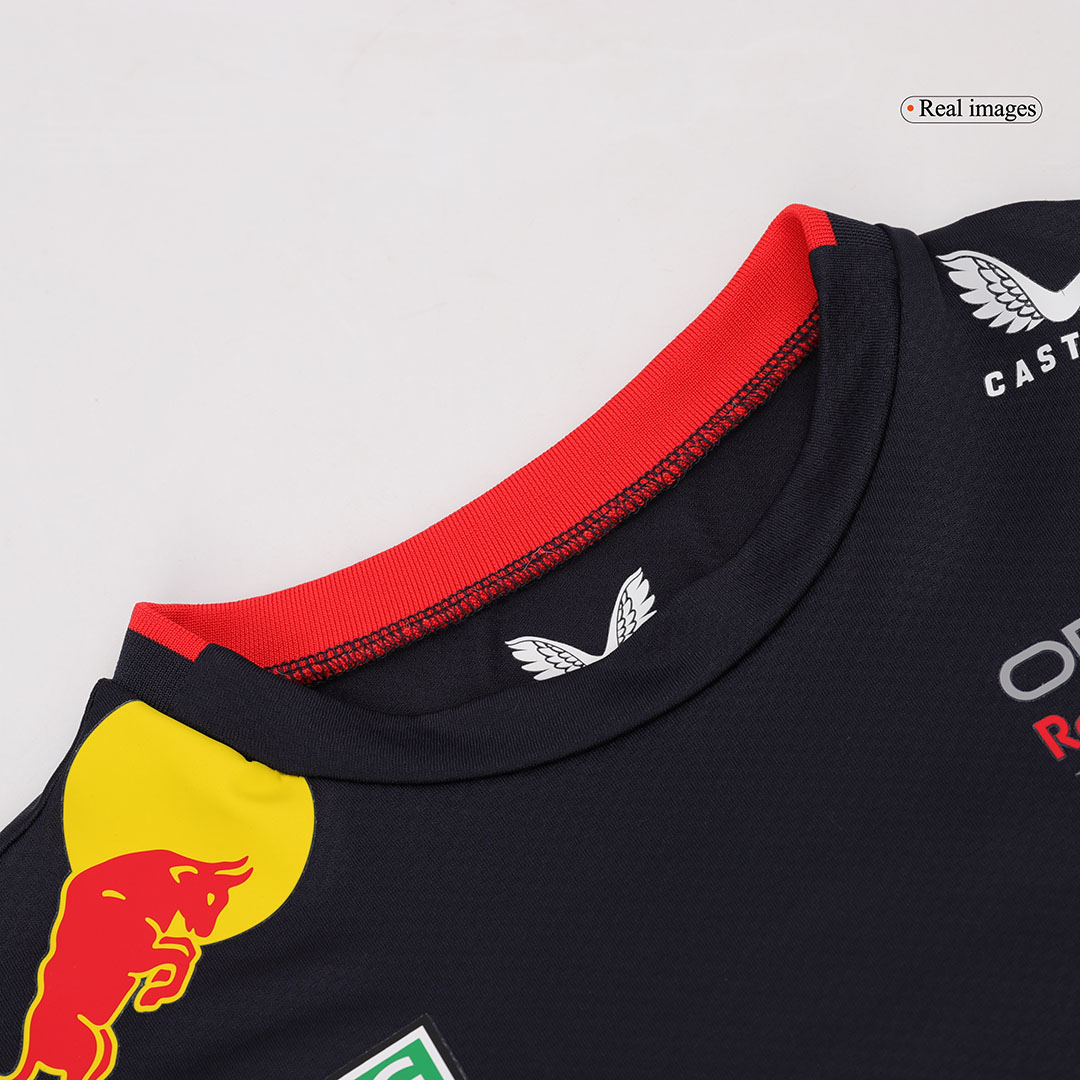 Calidad Premium Camiseta de Red Bull F1 Racing Team Set up T-Shirt - Navy Hombre Azul Profundo - camisetasfutbol