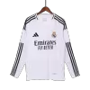 Camiseta Manga Larga Real Madrid 2024/25 Primera Equipación Local Hombre - Versión Hincha - camisetasfutbol