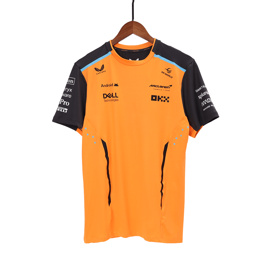 Calidad Premium Camiseta de McLaren F1 Racing Team Set Up T-Shirt Orange Hombre Naranja - camisetasfutbol