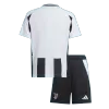 Miniconjunto Juventus 2024/25 Primera Equipación Local Niño (Camiseta + Pantalón Corto) - camisetasfutbol