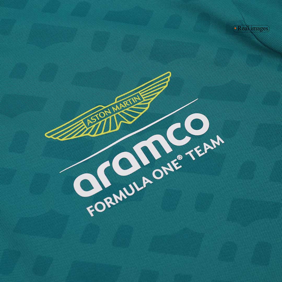 Calidad Premium Camiseta de Aston Martin Aramco Cognizant F1 Racing Team Fernando Alonso Driver T-Shirt Hombre - camisetasfutbol