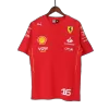 Calidad Premium Camiseta de Ferrari F1 Racing Team Charles Leclerc #16 T-Shirt 2024 Red Hombre Amarillo - camisetasfutbol