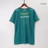 Calidad Premium Camiseta de Aston Martin Aramco Cognizant F1 Racing Team Fernando Alonso Driver T-Shirt 2024 Hombre - camisetasfutbol