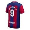 Camiseta LEWANDOWSKI #9 Barcelona 2023/24 Primera Equipación Local Hombre - Versión Hincha - camisetasfutbol