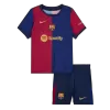 Miniconjunto Barcelona 2024/25 Primera Equipación Local Niño (Camiseta + Pantalón Corto) - camisetasfutbol