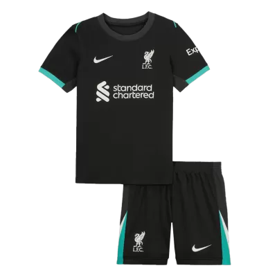 Calidad Premium Miniconjunto Liverpool 2024/25 Segunda Equipación Visitante Niño (Camiseta + Pantalón Corto)  - camisetasfutbol