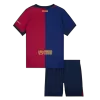 Miniconjunto Barcelona 2024/25 Primera Equipación Local Niño (Camiseta + Pantalón Corto) - camisetasfutbol