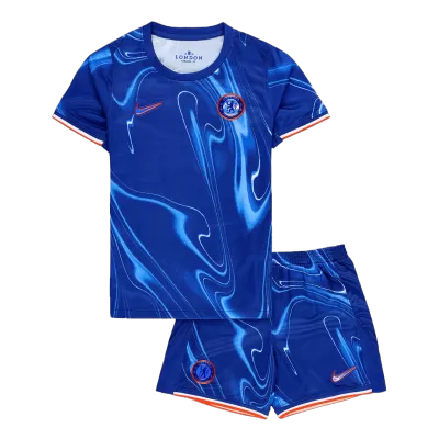 Miniconjunto Chelsea 2024/25 Primera Equipación Local Niño (Camiseta + Pantalón Corto) - camisetasfutbol