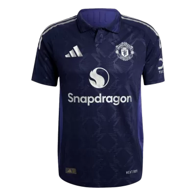 Camiseta Auténtica Manchester United 2024/25 Segunda Equipación Visitante Hombre - Versión Jugador - camisetasfutbol