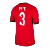 Calidad Premium Camiseta PEPE #3 Portugal Euro 2024 Primera Equipación Local Hombre - Versión Hincha - camisetasfutbol