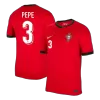 Calidad Premium Camiseta PEPE #3 Portugal Euro 2024 Primera Equipación Local Hombre - Versión Hincha - camisetasfutbol